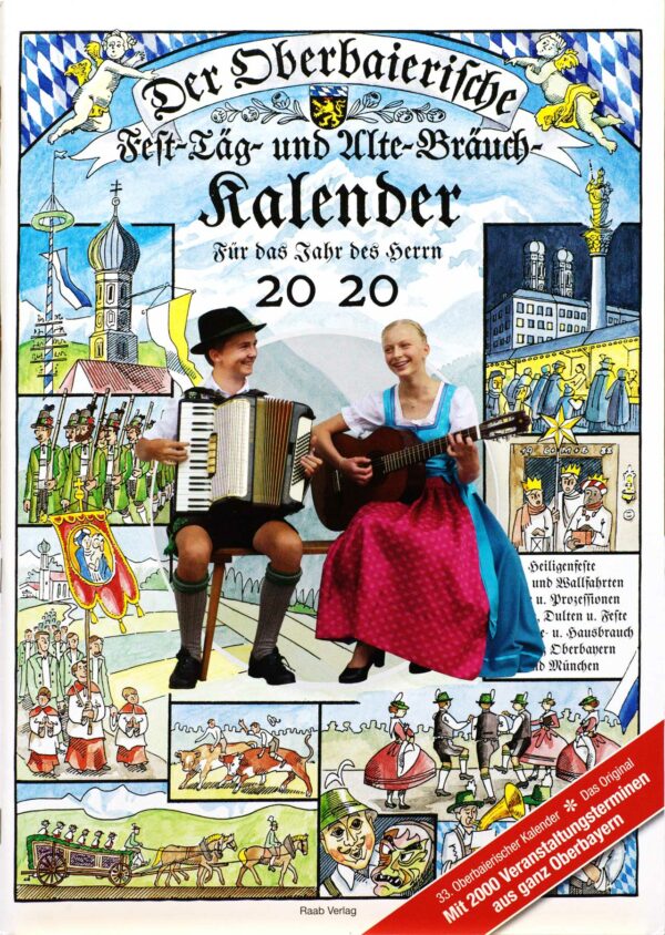 Raab Verlag Oberbaierischer Kalender Ausgabe Titel 2020