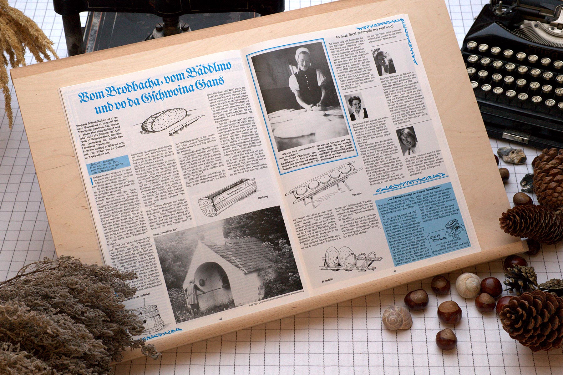 Der Oberbaierische Kalender 1989 mit vielen Fotos