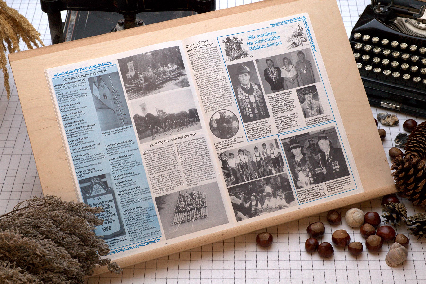 Der Oberbaierische Kalender 1991 Innenseite