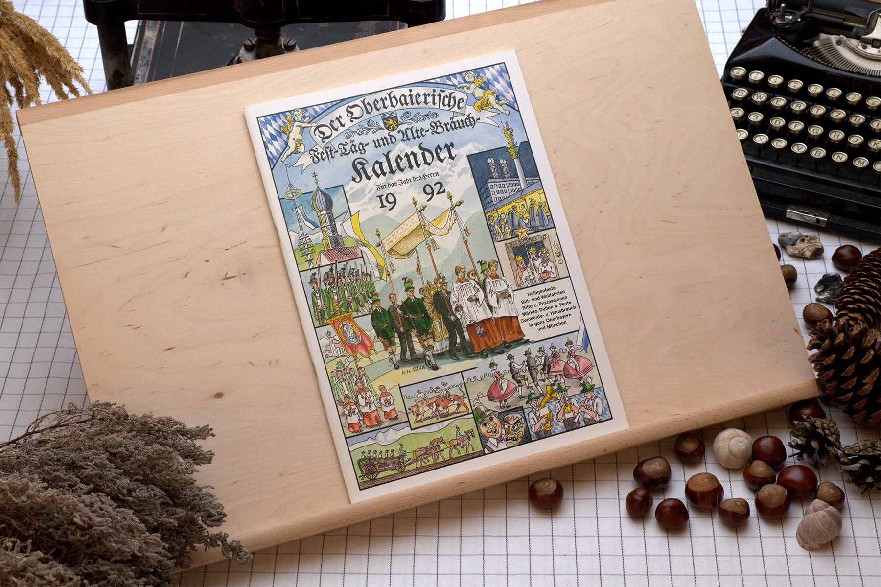 Titel des Oberbaierischen Kalenders 1992