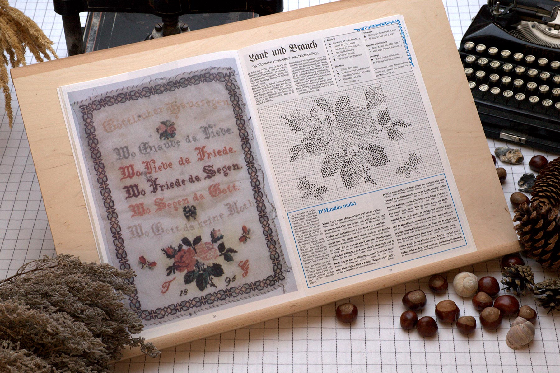 Der Oberbaierische Kalender 1992 mit vielen Brauchtumsinformationen