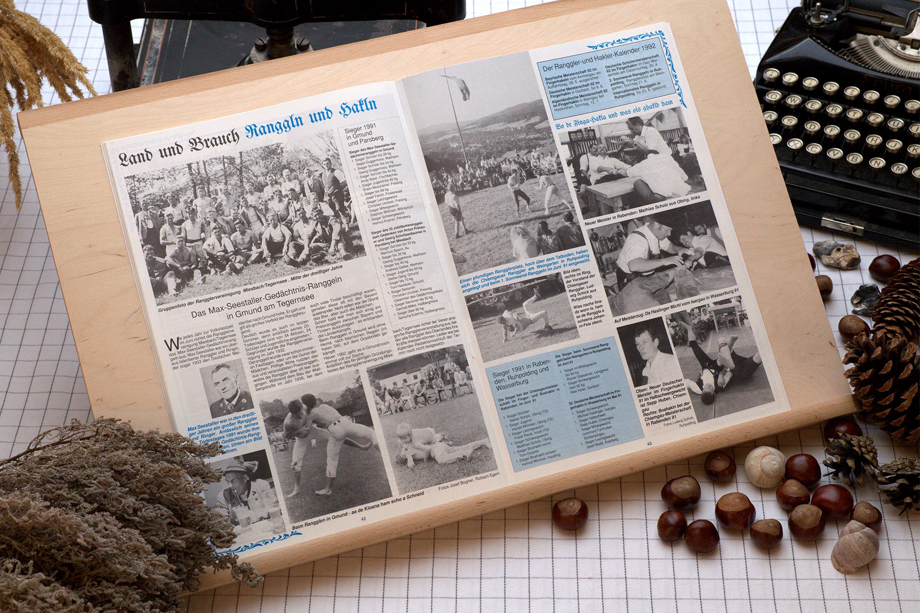 Der Oberbaierische Kalender 1992 Innenseite