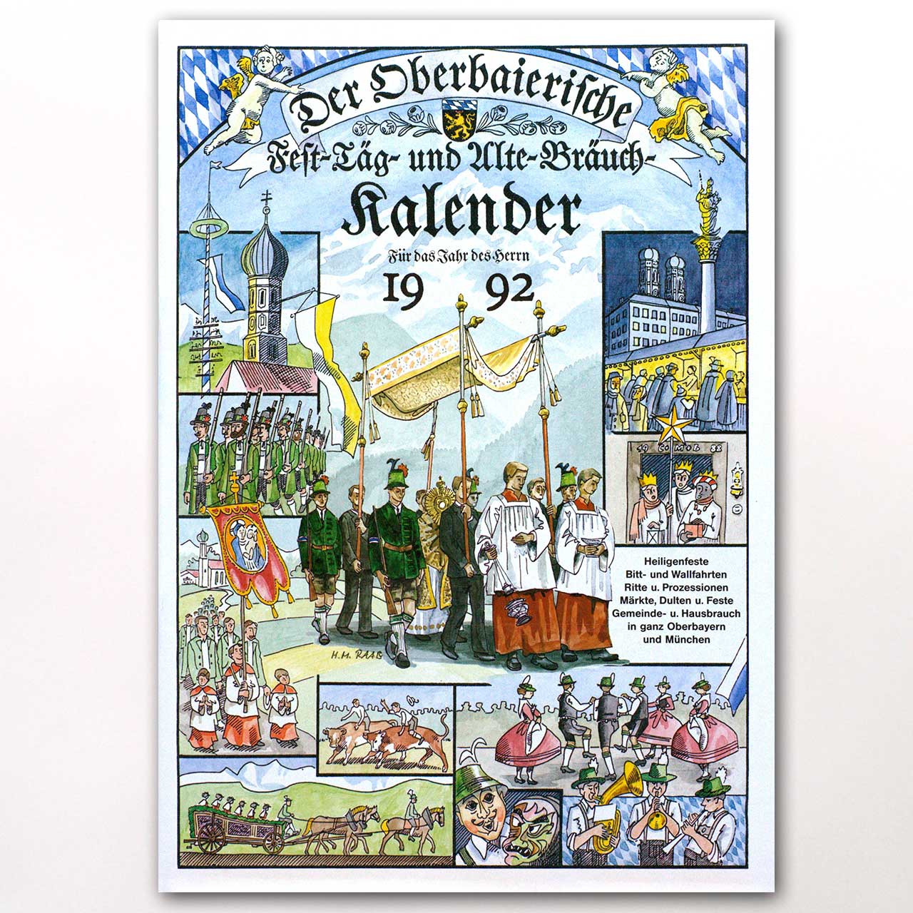 Der Titel des Oberbaierischen Kalenders 1992