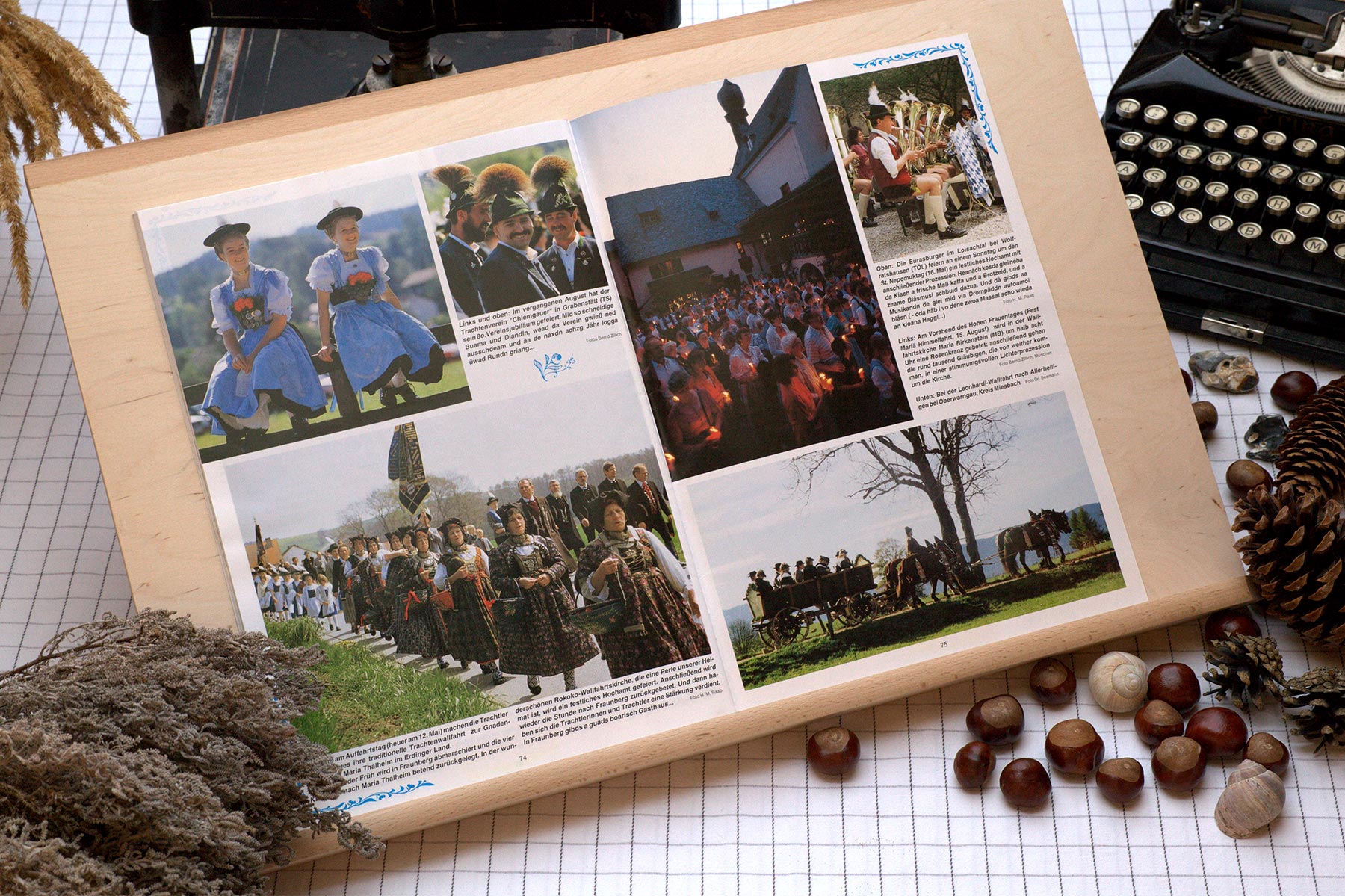 Der Oberbaierische Kalender 1994 mit vielen Fotos