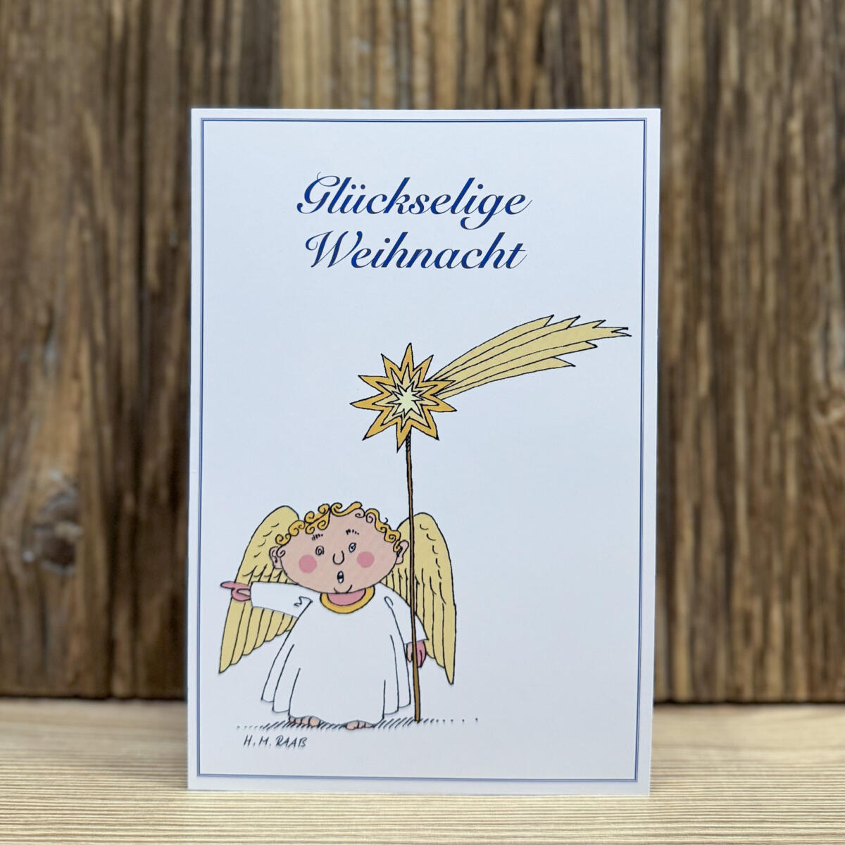 Weihnachtskarte Verkündigungsengerl