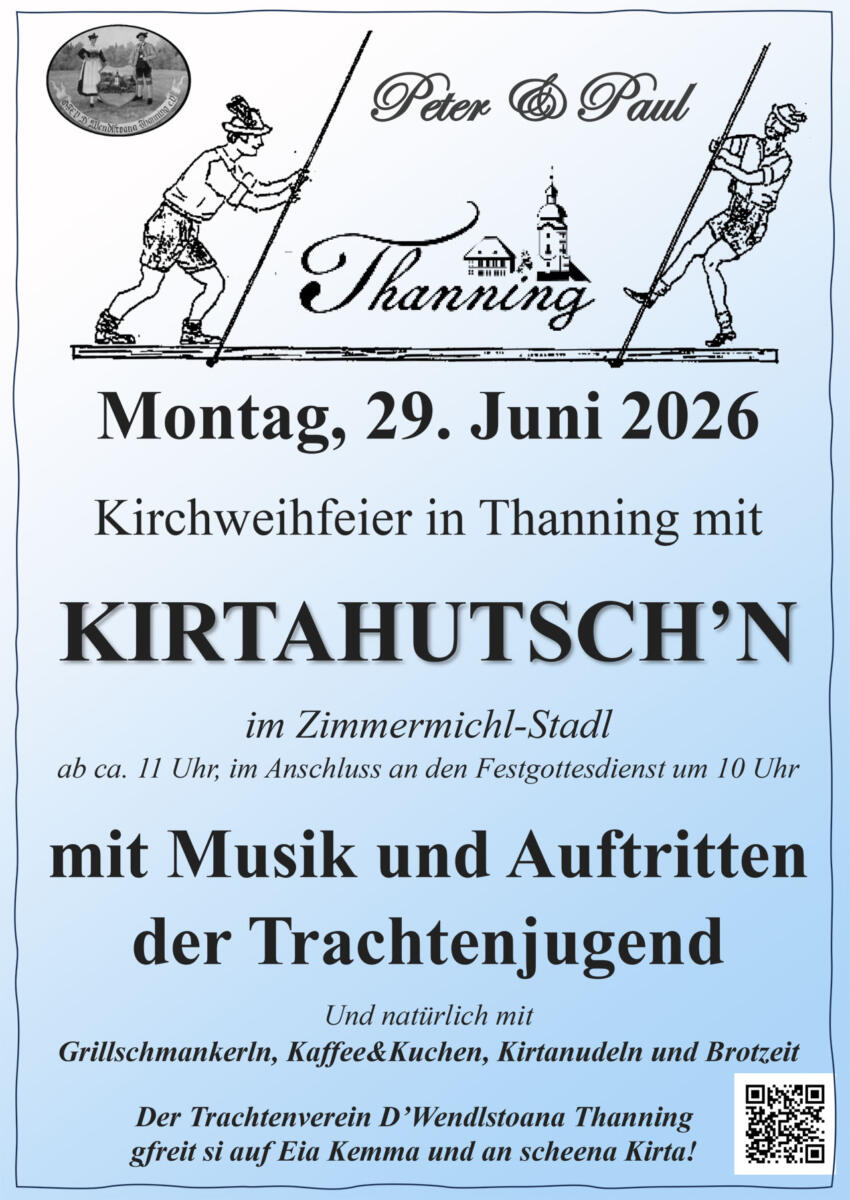 Kirtahutsch'n in Thanning